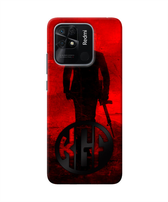 Rocky Bhai K G F Chapter 2 Logo Redmi 10/10 Power Real 4D Back Cover