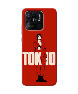 Money Heist Tokyo With Gun Redmi 10/10 Power Back Cover