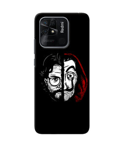 Money Heist Professor Mask Sketch Redmi 10/10 Power Back Cover