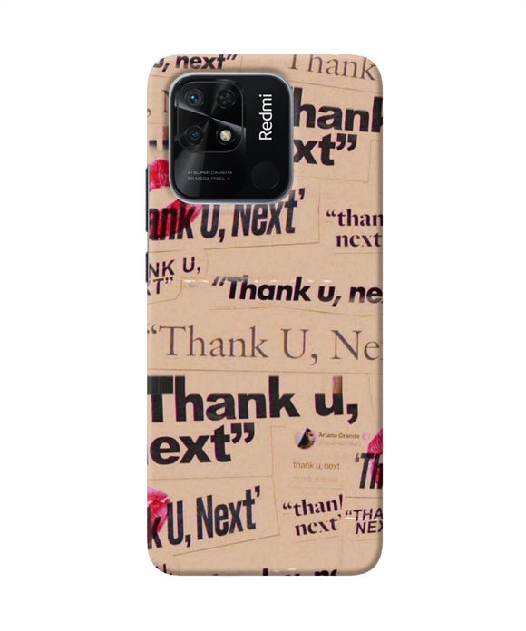 Thank you next Redmi 10/10 Power Back Cover