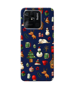 Canvas christmas print Redmi 10/10 Power Back Cover