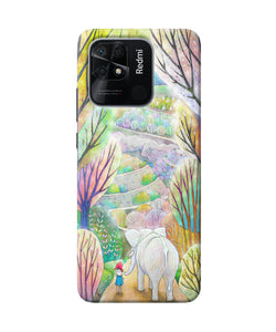 Natual elephant girl Redmi 10/10 Power Back Cover