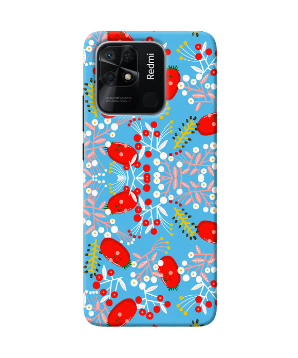 Small red animation pattern Redmi 10/10 Power Back Cover