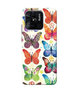 Abstract butterfly print Redmi 10/10 Power Back Cover