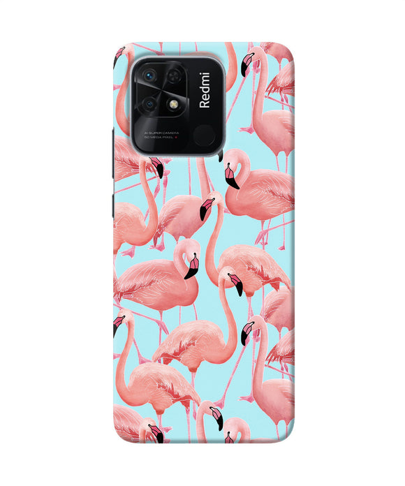 Abstract sheer bird print Redmi 10/10 Power Back Cover