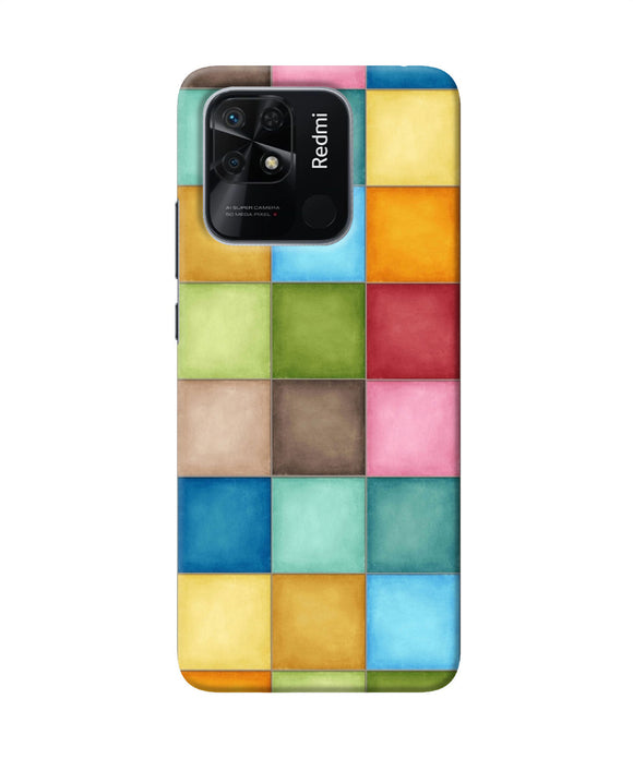 Abstract colorful squares Redmi 10/10 Power Back Cover