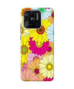 Abstract colorful flowers Redmi 10/10 Power Back Cover