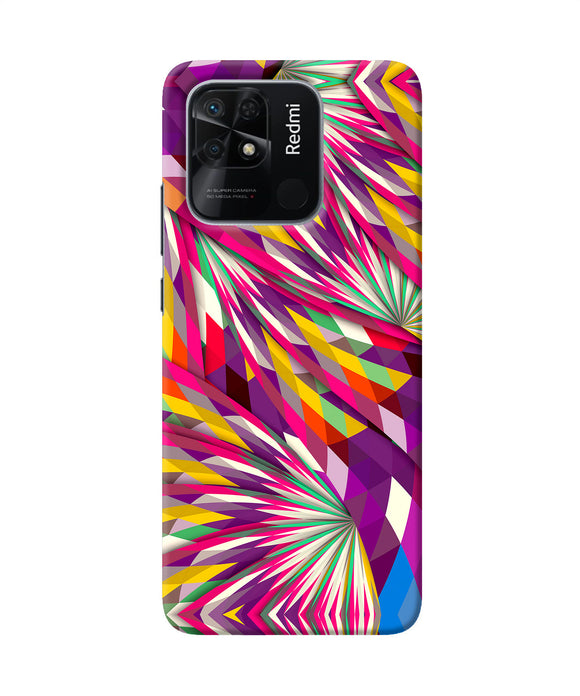 Abstract colorful print Redmi 10/10 Power Back Cover