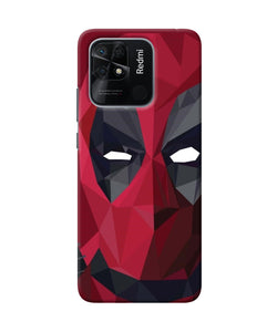 Abstract deadpool mask Redmi 10/10 Power Back Cover