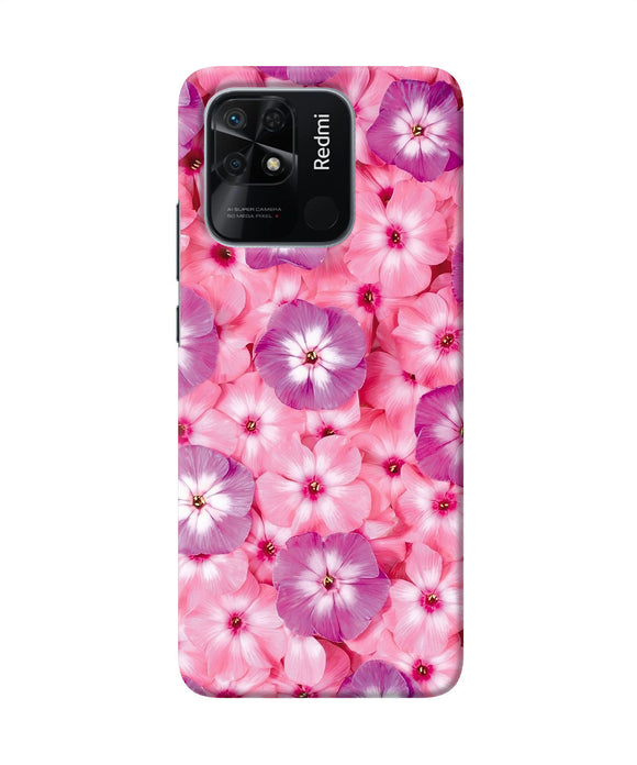 Natural pink flower Redmi 10/10 Power Back Cover