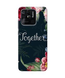 Together flower Redmi 10/10 Power Back Cover