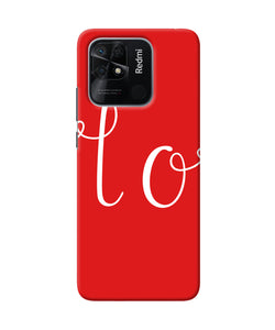 Love one Redmi 10/10 Power Back Cover