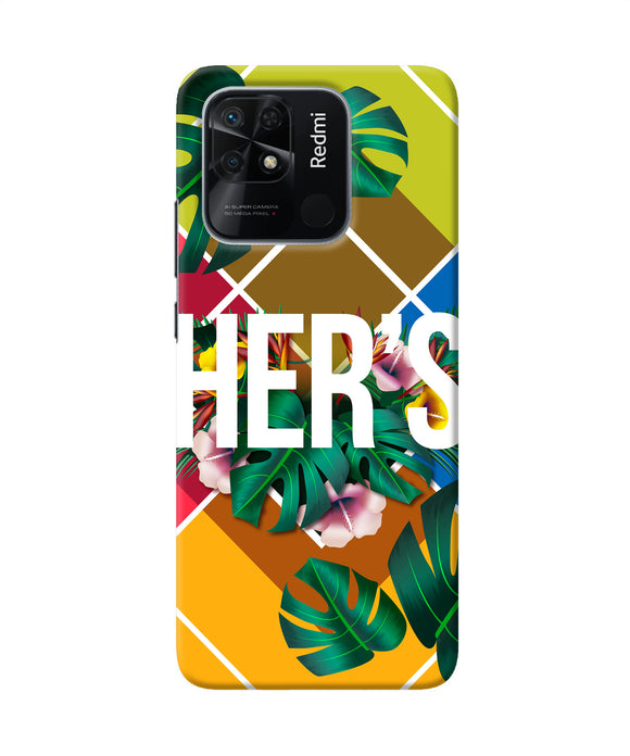 His her two Redmi 10/10 Power Back Cover