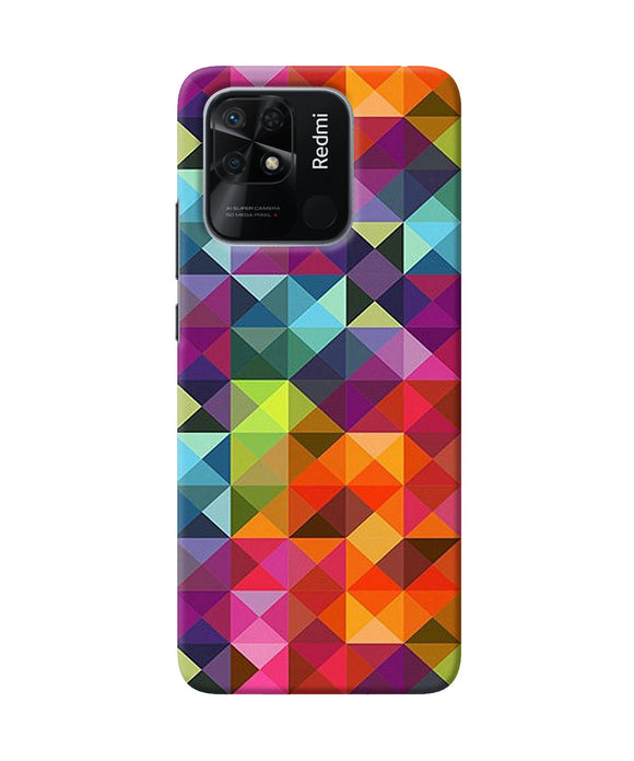 Abstract triangle pattern Redmi 10/10 Power Back Cover