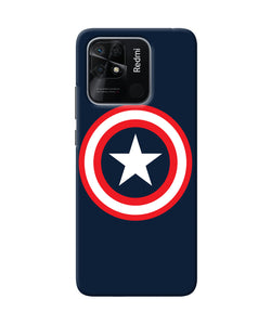 Captain america logo Redmi 10/10 Power Back Cover