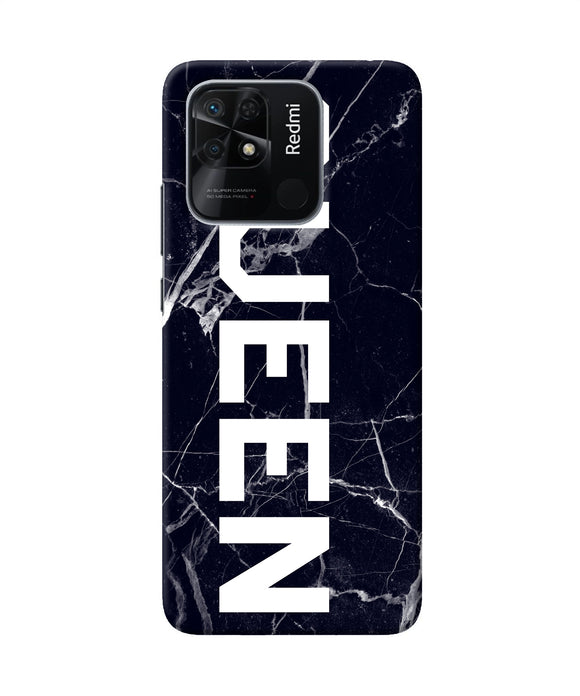 Queen marble text Redmi 10/10 Power Back Cover