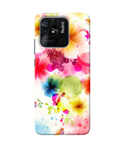 Flowers print Redmi 10/10 Power Back Cover