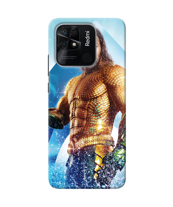 Aquaman water poster Redmi 10/10 Power Back Cover