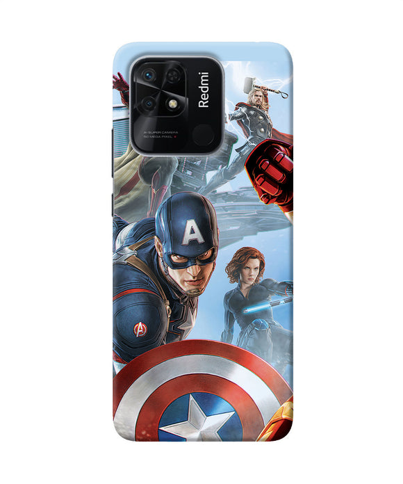 Avengers on the sky Redmi 10/10 Power Back Cover