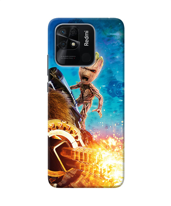 Groot angry Redmi 10/10 Power Back Cover