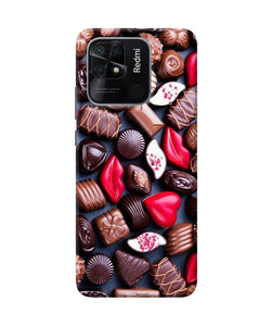 Valentine special chocolates Redmi 10/10 Power Back Cover