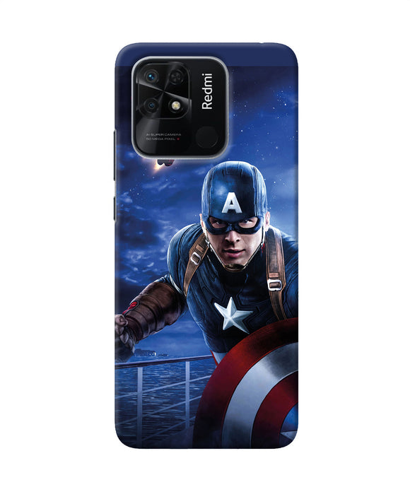 Captain with ironman Redmi 10/10 Power Back Cover