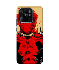 Blooded deadpool Redmi 10/10 Power Back Cover