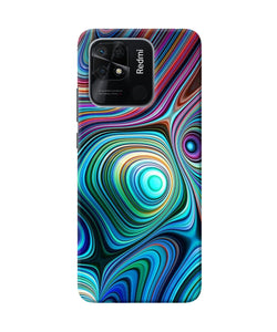 Abstract coloful waves Redmi 10/10 Power Back Cover