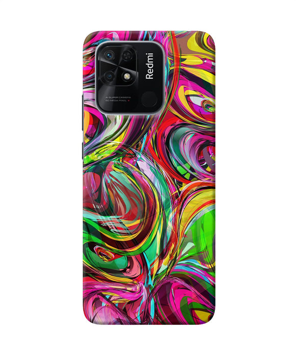 Abstract colorful ink Redmi 10/10 Power Back Cover