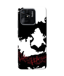 Black and white joker rugh sketch Redmi 10/10 Power Back Cover