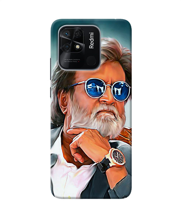 Rajnikant painting Redmi 10/10 Power Back Cover