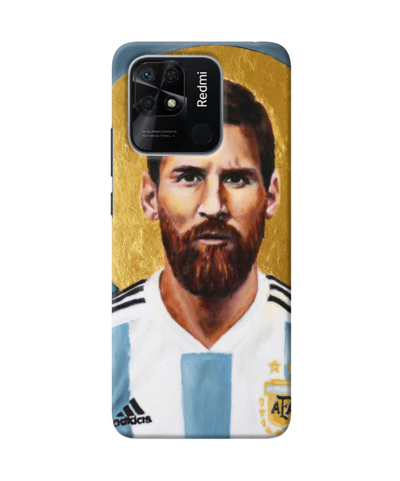 Messi face Redmi 10/10 Power Back Cover