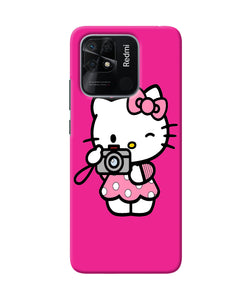 Hello kitty cam pink Redmi 10/10 Power Back Cover