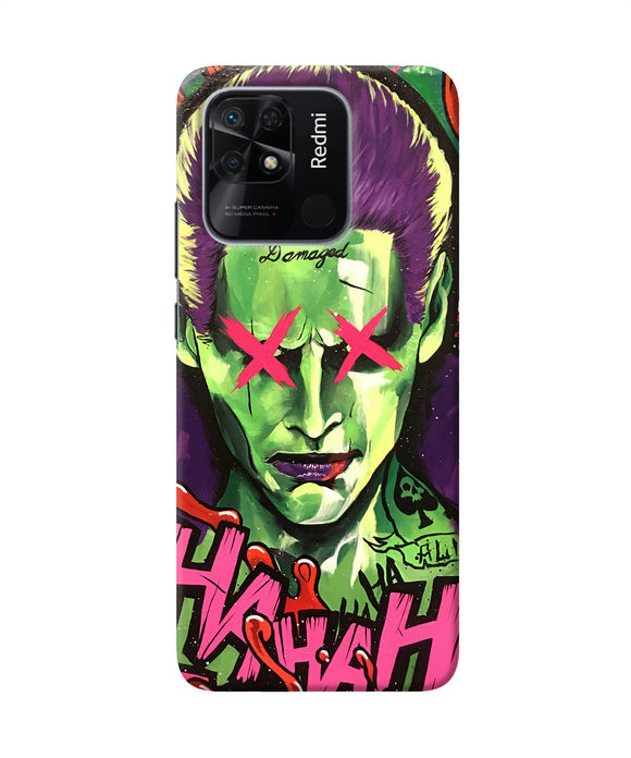 Damaged joker anim Redmi 10/10 Power Back Cover