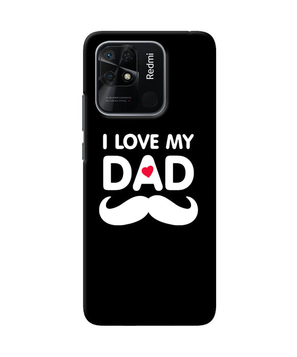 I love my dad mustache Redmi 10/10 Power Back Cover