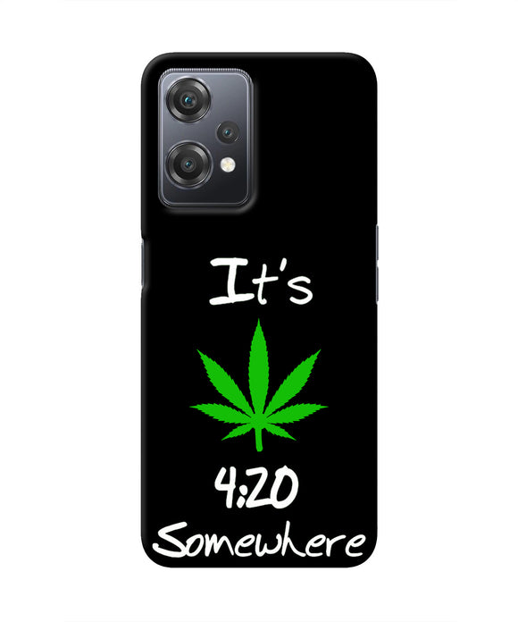 Weed Quote OnePlus Nord CE 2 Lite 5G Real 4D Back Cover