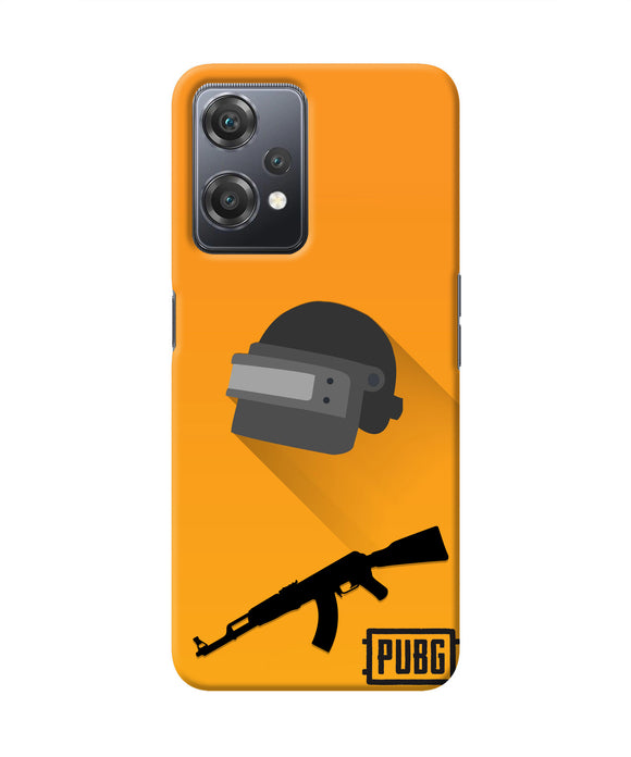 PUBG Helmet and Gun OnePlus Nord CE 2 Lite 5G Real 4D Back Cover