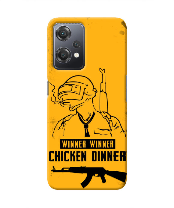PUBG Chicken Dinner OnePlus Nord CE 2 Lite 5G Real 4D Back Cover
