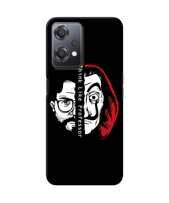 Money Heist Think Like Professor OnePlus Nord CE 2 Lite 5G Back Cover