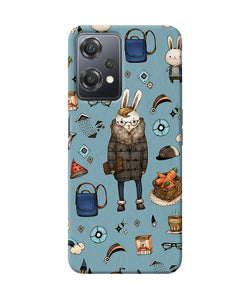 Canvas rabbit print OnePlus Nord CE 2 Lite 5G Back Cover