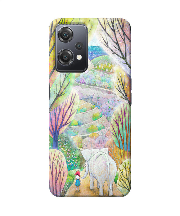 Natual elephant girl OnePlus Nord CE 2 Lite 5G Back Cover