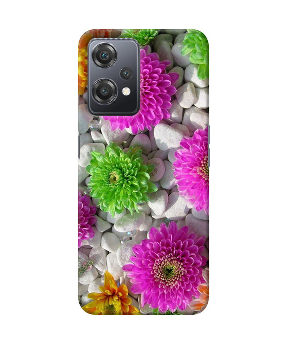 Natural flower stones OnePlus Nord CE 2 Lite 5G Back Cover