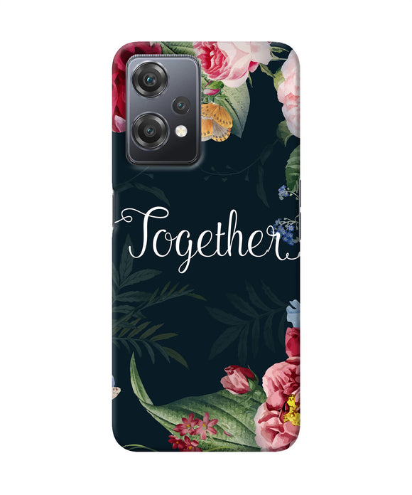 Together flower OnePlus Nord CE 2 Lite 5G Back Cover