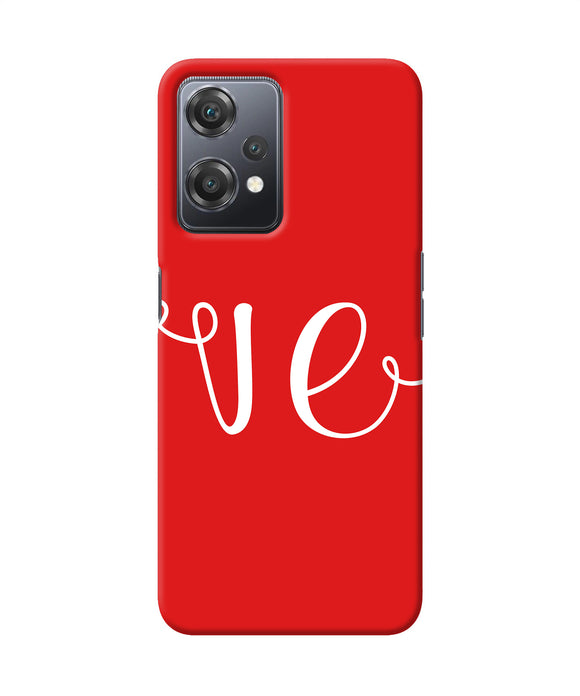 Love two OnePlus Nord CE 2 Lite 5G Back Cover