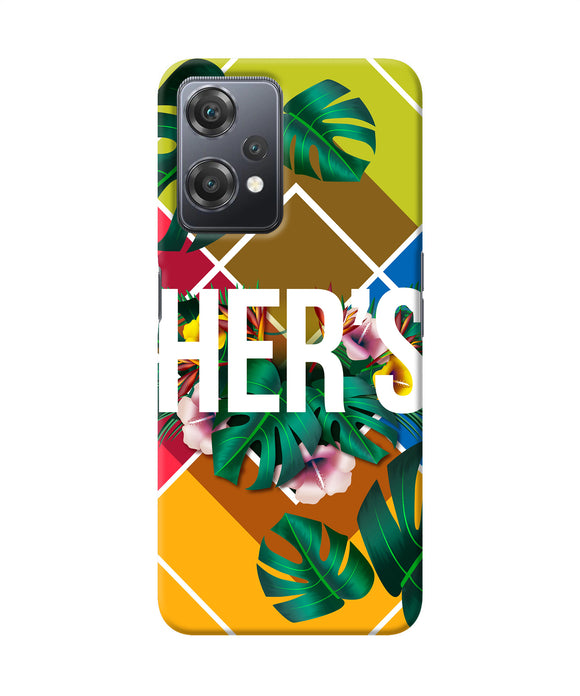 His her two OnePlus Nord CE 2 Lite 5G Back Cover