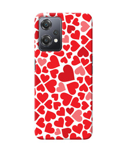 Red heart canvas print OnePlus Nord CE 2 Lite 5G Back Cover