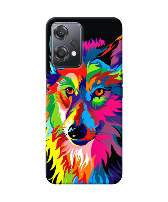 Colorful wolf sketch OnePlus Nord CE 2 Lite 5G Back Cover