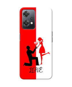 Love propose red and white OnePlus Nord CE 2 Lite 5G Back Cover