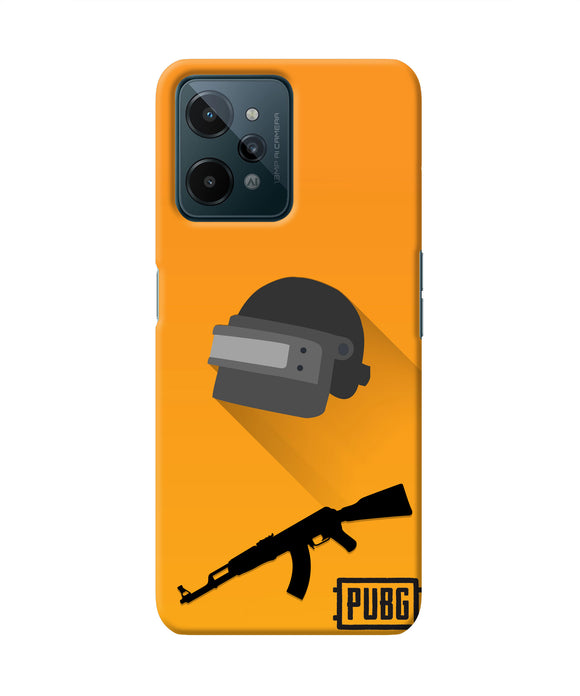 PUBG Helmet and Gun Realme C31 Real 4D Back Cover