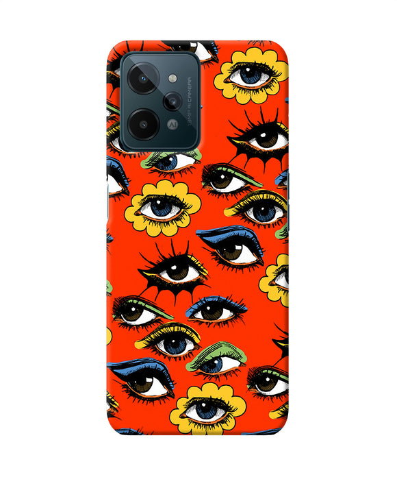 Abstract eyes pattern Realme C31 Back Cover